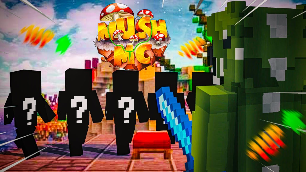 MOSTRANDO COMO UM LEVEL 50 JOGA [MushMC]