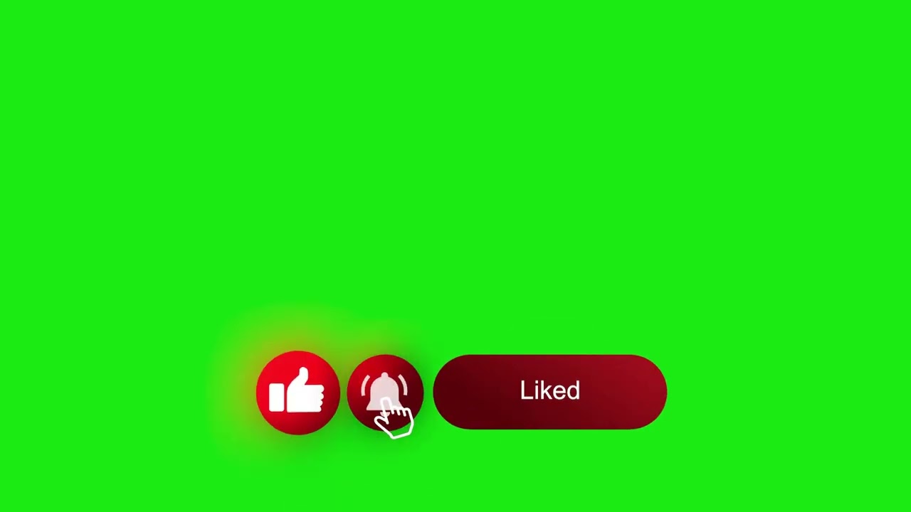 YouTube Subscribe Button Green Screen | Free Download | No Copyright #55