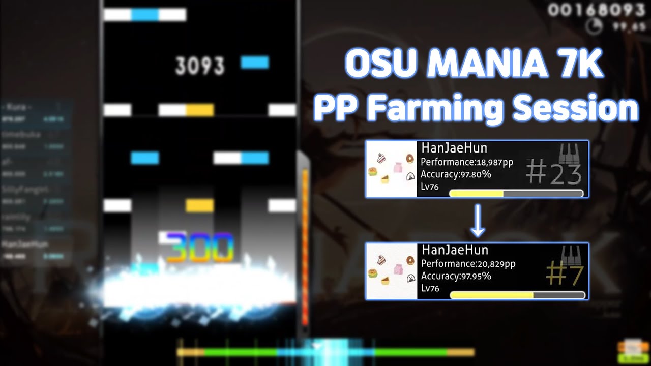 OSU MANIA 7K PP Farming Session (2023-01-29)