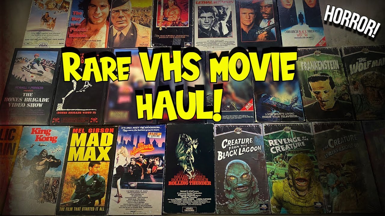 Rare Horror VHS Tapes Found at a Yard Sale Sealed