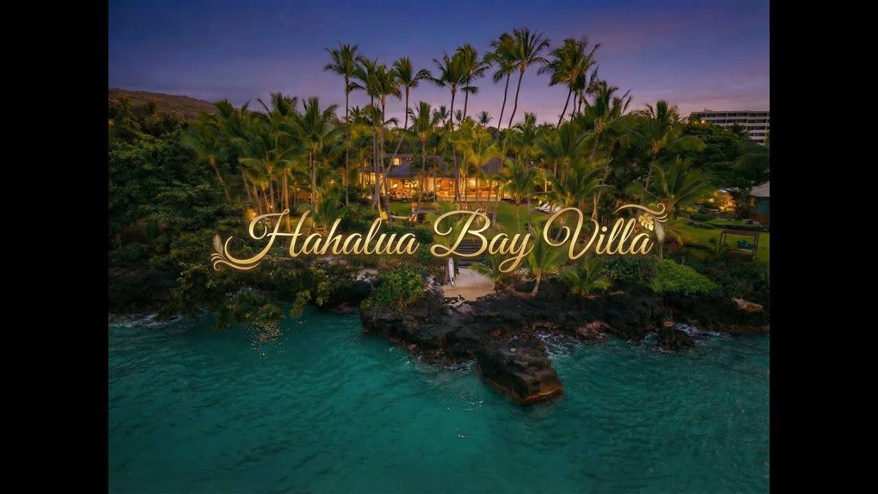 Hahalua Bay Villa  Oceanfront Luxury Vacation Rental - Temptation Island