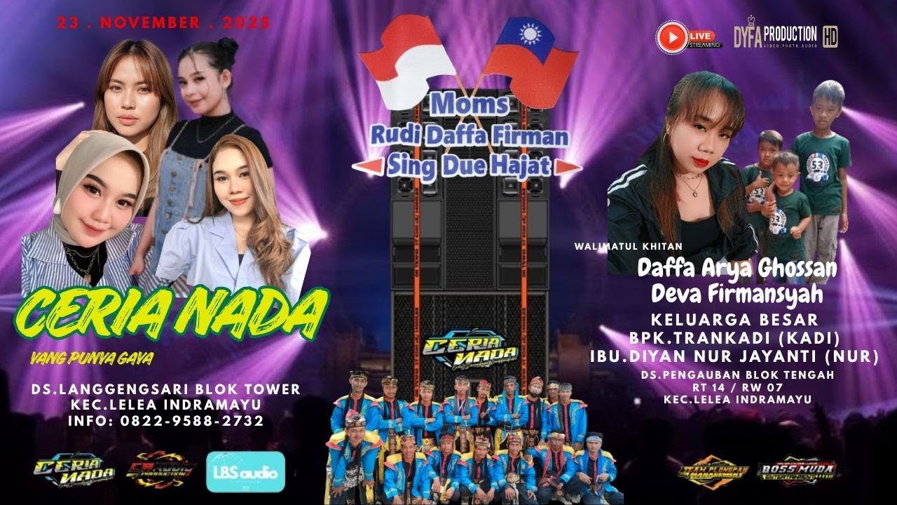 LIVE CERIA NADA_HAJAT BPK.KADI-IBU.NUR_23.NOVEMBER.2025 DS.PENGAUBAN.LELEA.INDRAMAYU