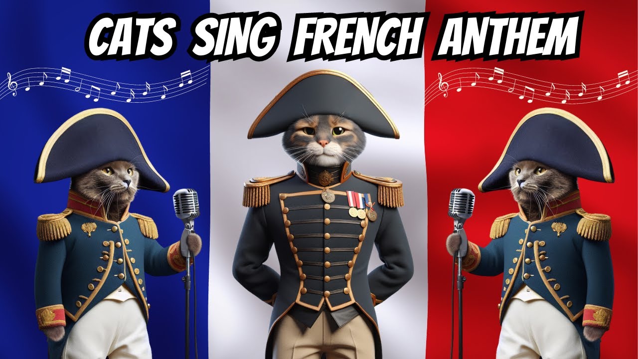Adorable Cats Sing 'La Marseillaise' - The French National Anthem