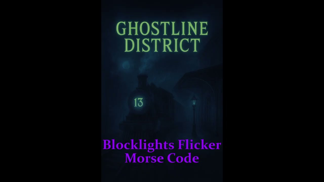 GHOSTLINE DISTRICT #13 - Blocklights Flicker Morse Code | (Official Music Video)