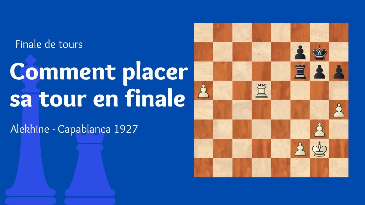 Un principe important : la tour derrière le pion