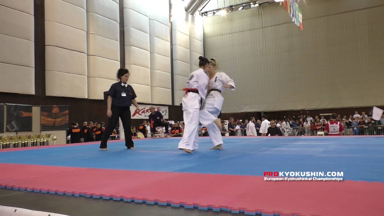 IKO EC 2016, 1 round -65 Nikoleta Valentina Filomencu (Italy) - Bozianu Madena (Romania, aka)