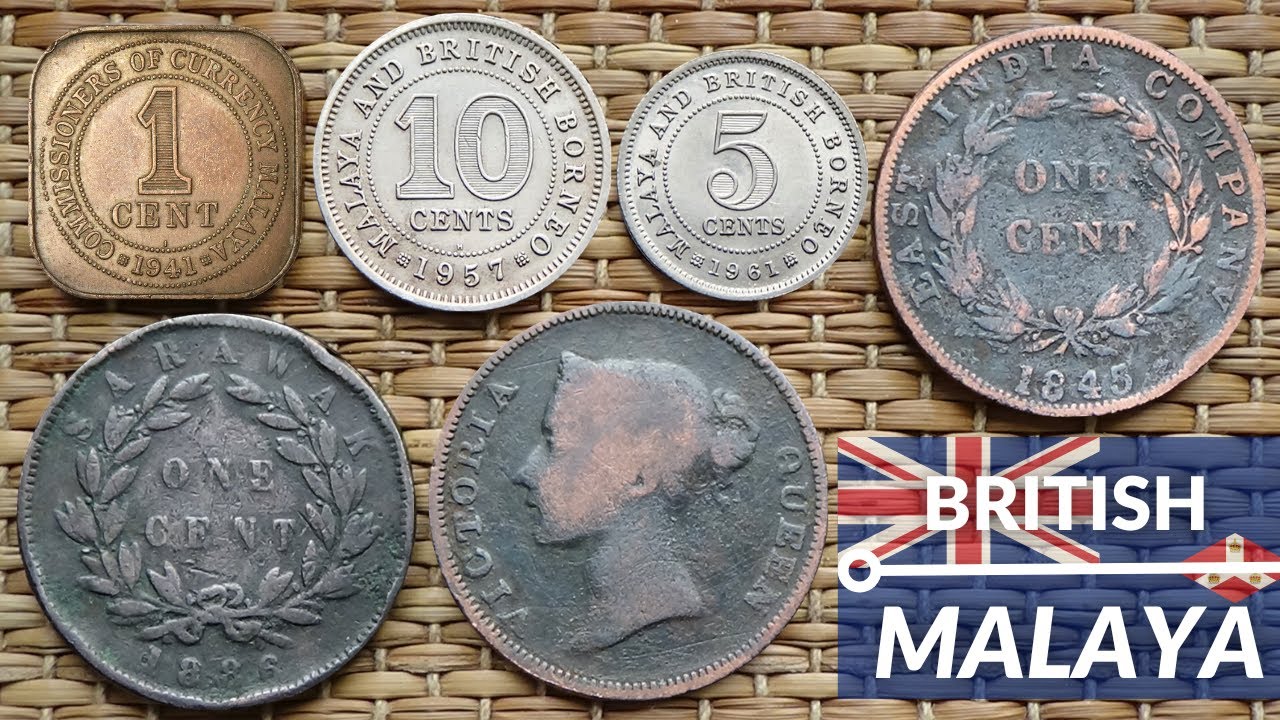 OLD & RARE Malaya coins collection | Straits Settlements (British Malaysia) Coins