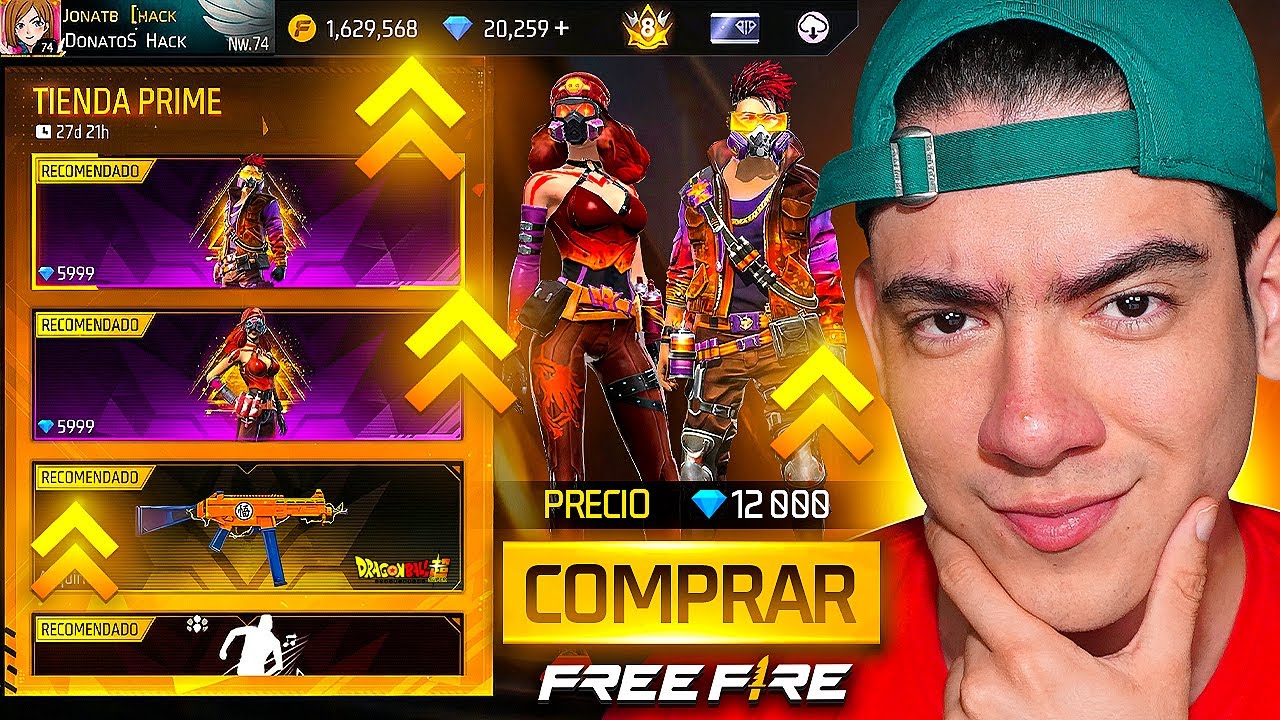 GASTANDOME MAS DE 10.000 DIAMANTES en LA TIENDA PRIME DE FREE FIRE !! - TheDonato