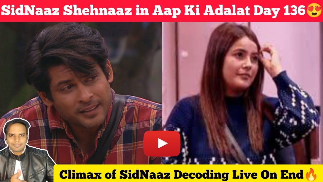 [13 FEB] SidNaaz Shehnaaz in Aap Ki Adalat🔥 (Epi Day 136 PART 1)❤️ One of the Best Decoding Live😍
