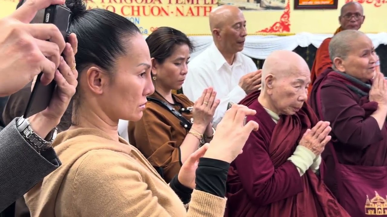 Thích Ca Thiền Viện-Chùa Pháp Vân-Đến Chia Buồn Ngài. Rakkhitar Dhammo Cong Sophan Quá Vãng 1/17/26