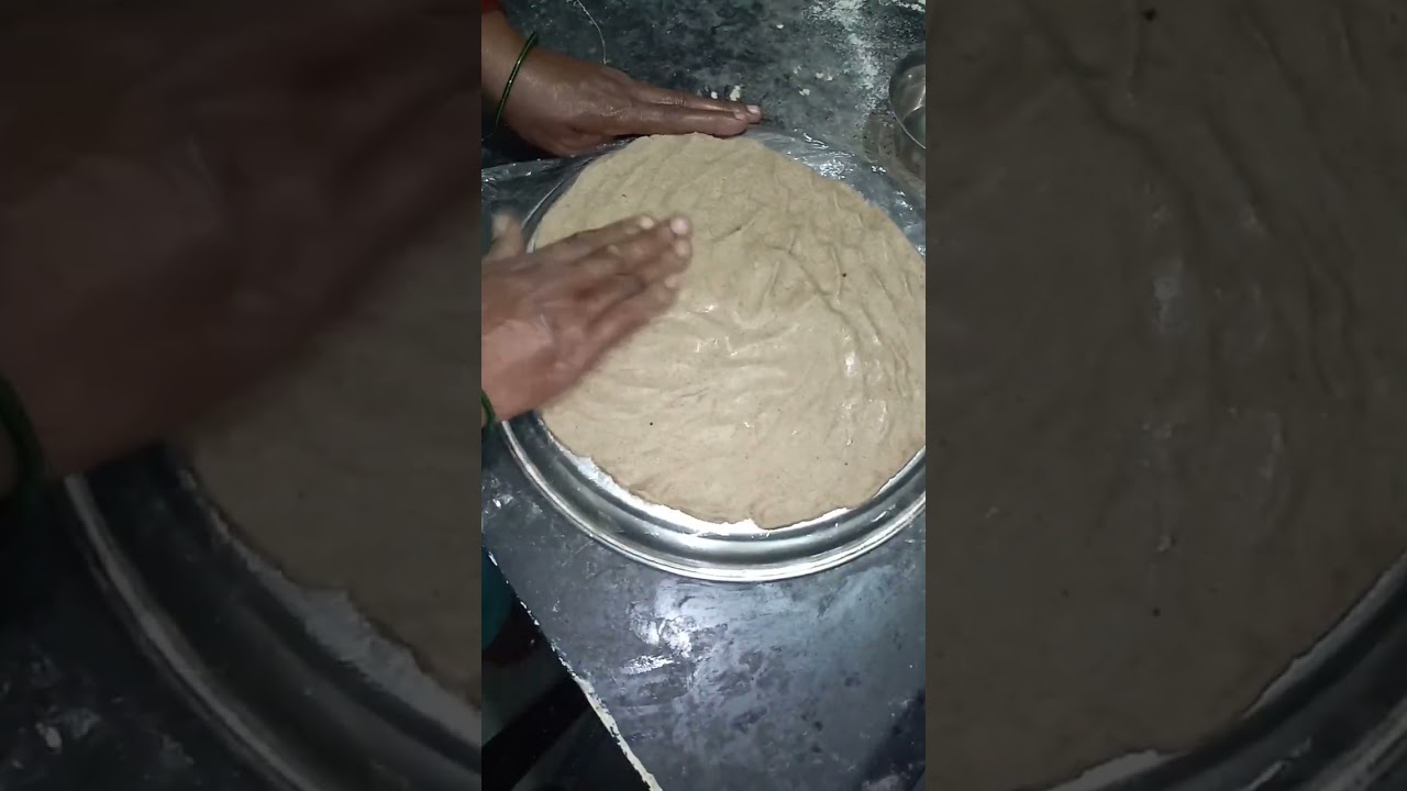 Our home style Jowar roti making