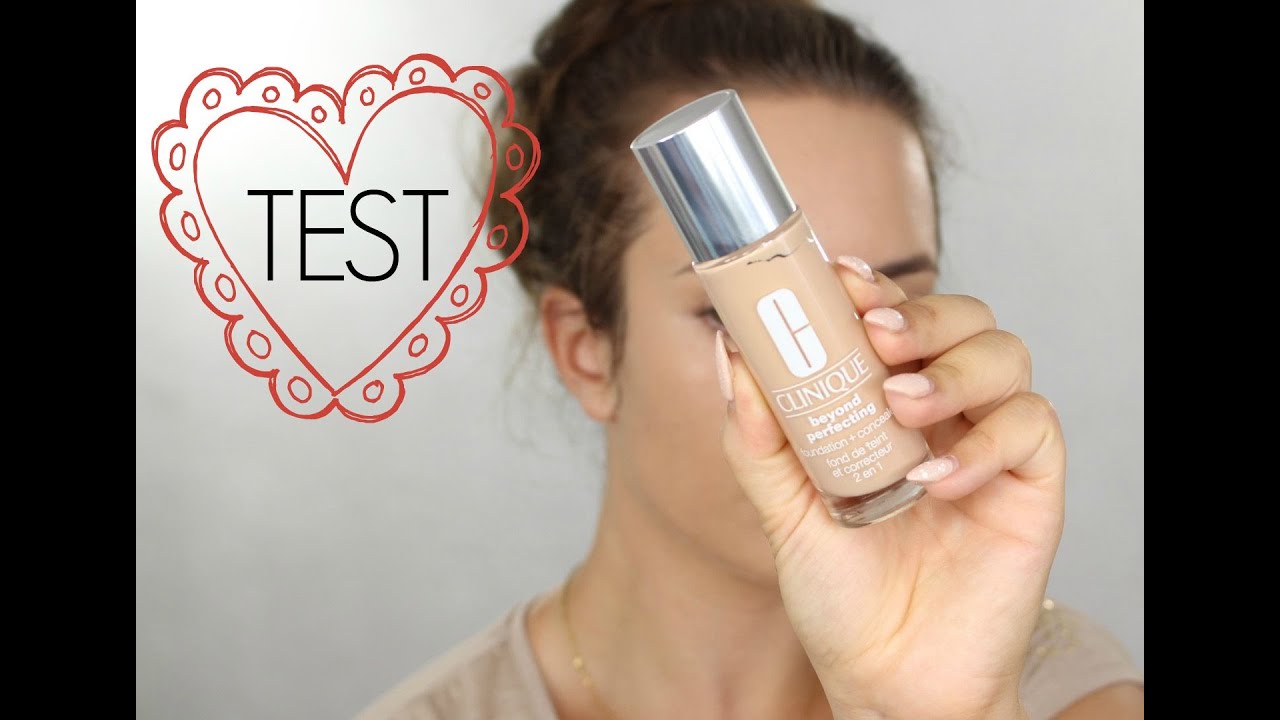 Pierwsze wrażenie + test na żywo - Clinique beyond perfecting 2w1 foundation +concealer - recenzja