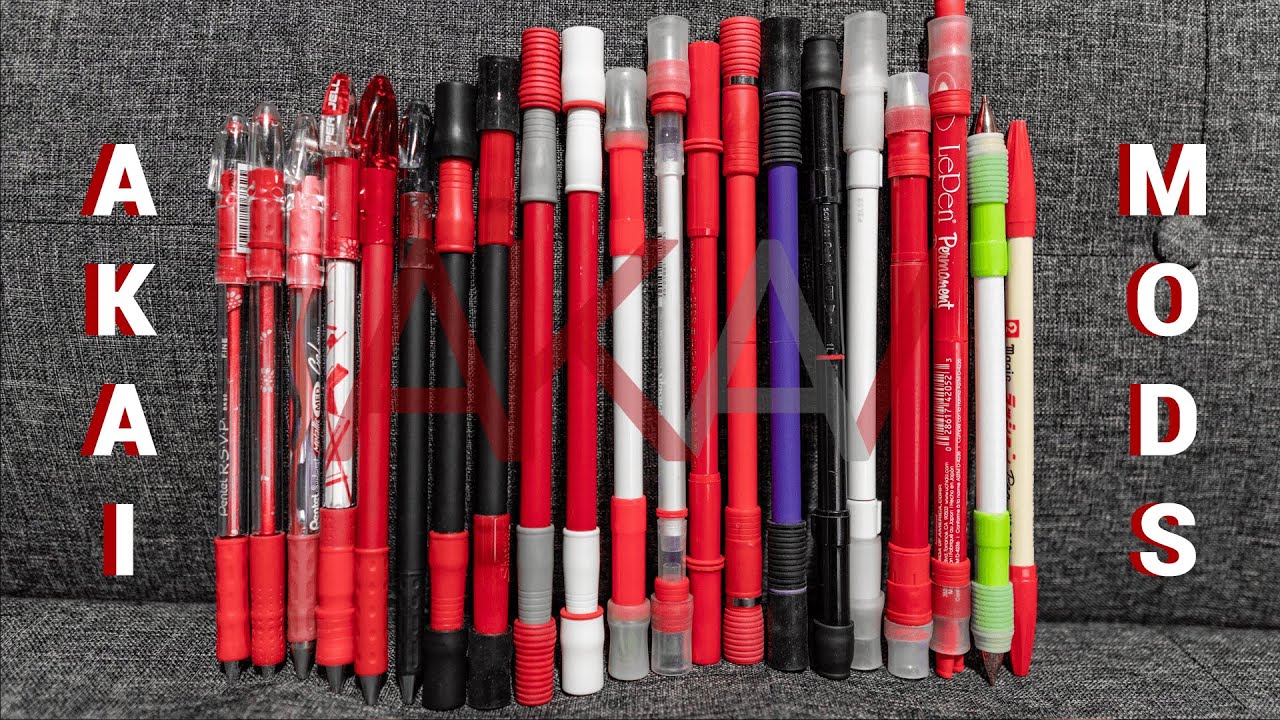 Akai | Mod | GIỚI THIỆU TẤT CẢ MOD CỦA AKAI | 改造ペン紹介 2020