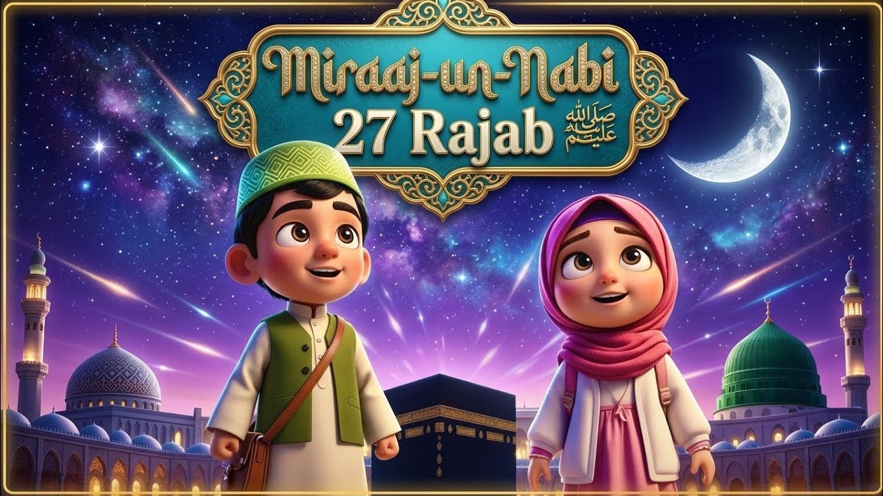 The Night Allah Invited His Beloved Prophet ﷺ | An Islamic Story of Mi‘raj for Kids