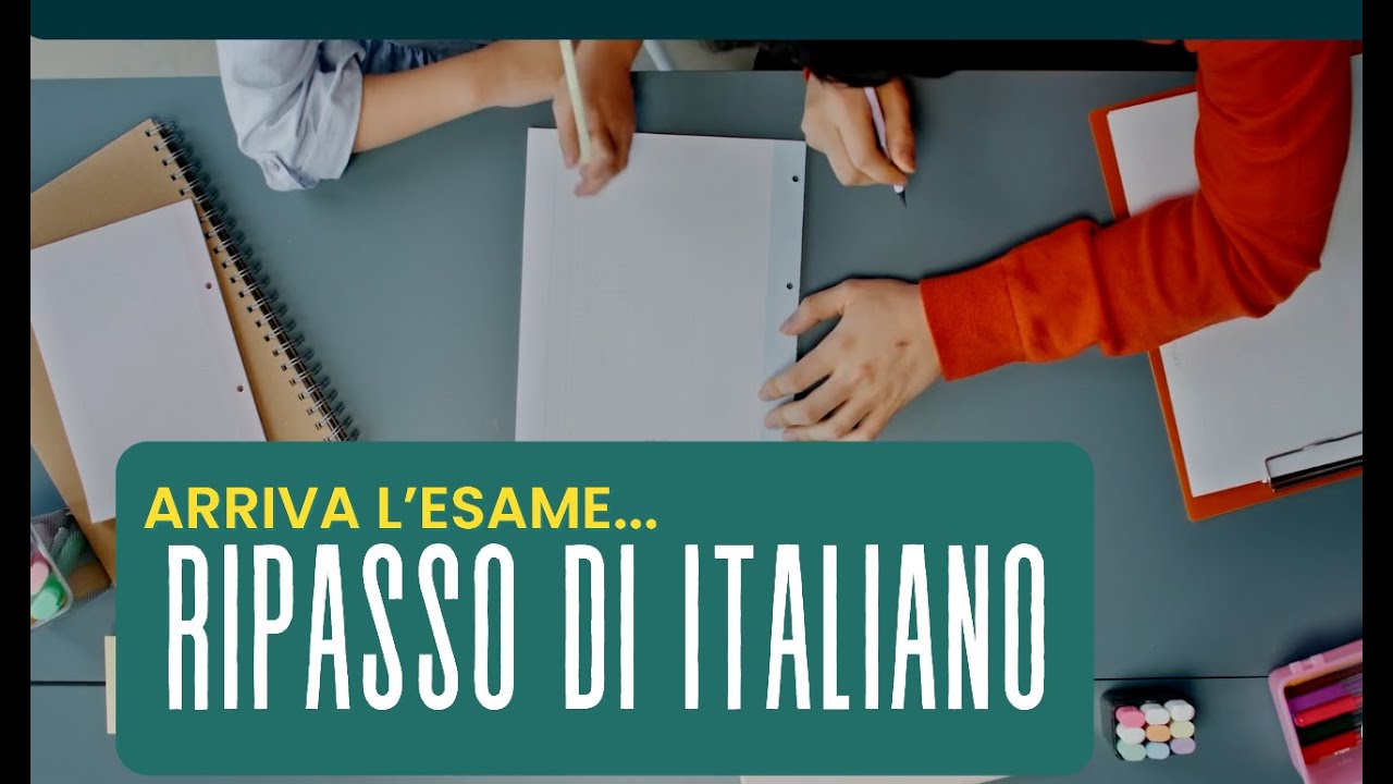 Ripasso programma italiano: esame di maturità 2025