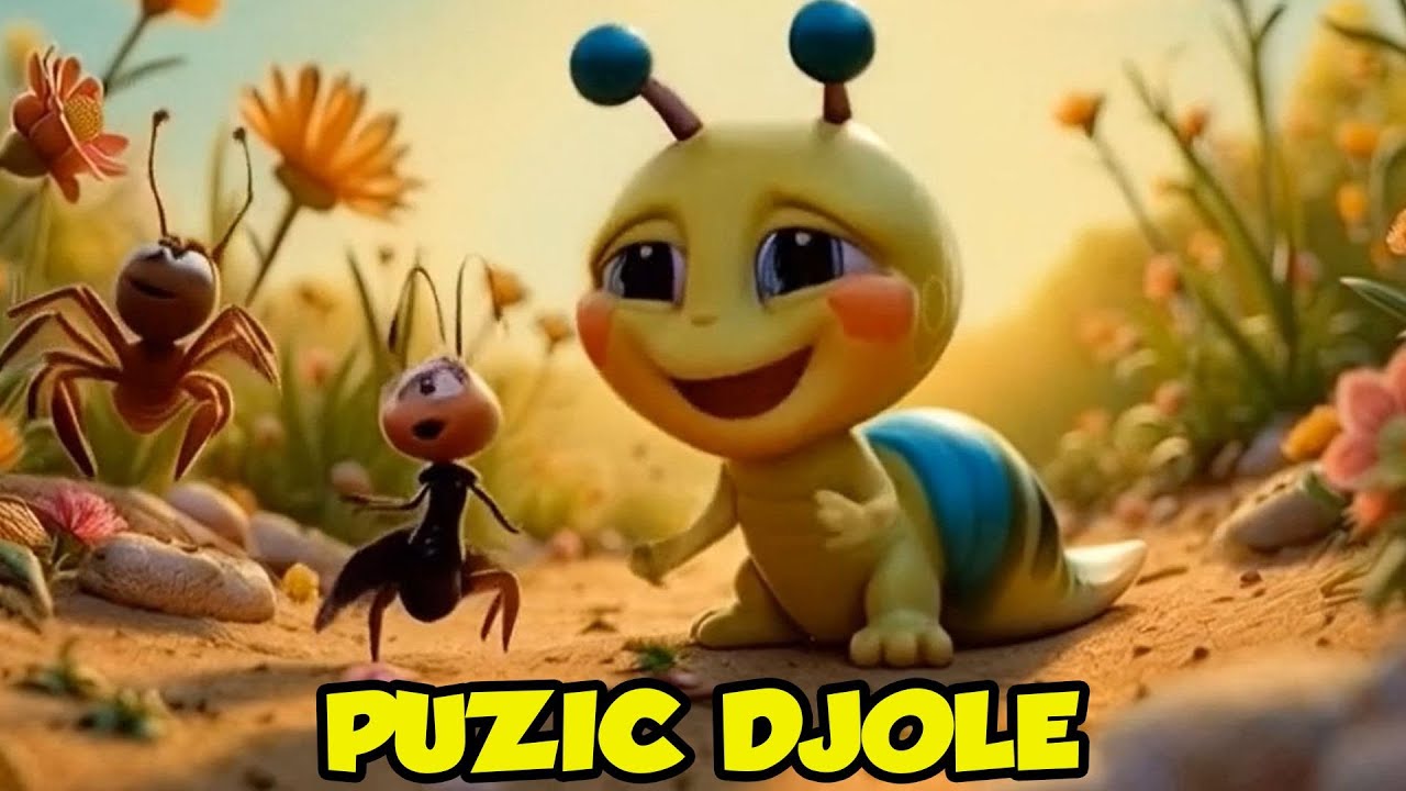 Pužić Djole | 🎵 Dečija pesmica o malom preslatkom pužu | 💙Najlepše pesme za decu