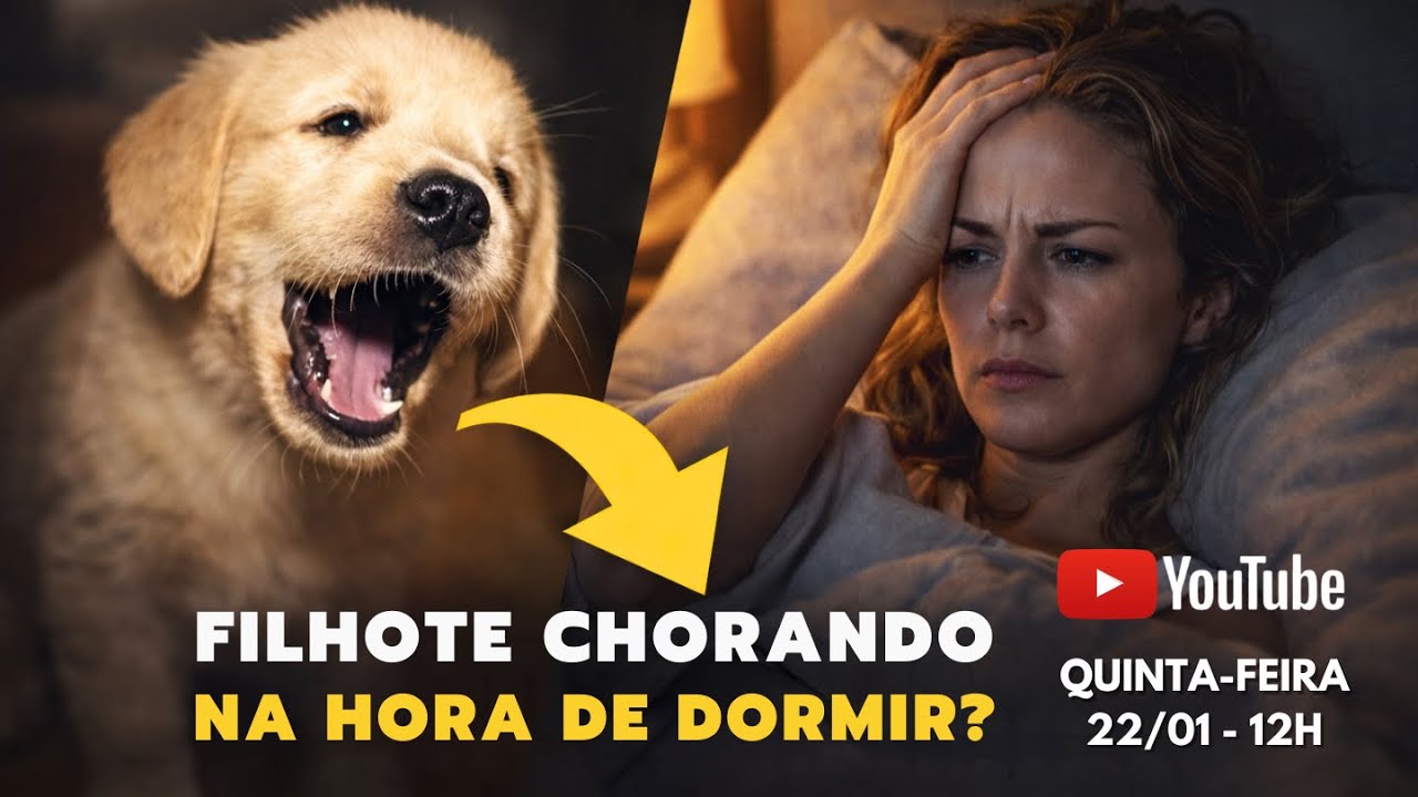 Como ensinar seu filhote a dormir sem chorar?