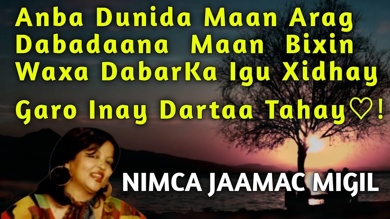 nimco jaamac anbe dunida maan arag | waxa dabarka lagu xidhay | Neima Djama | anbe dunida maan arag