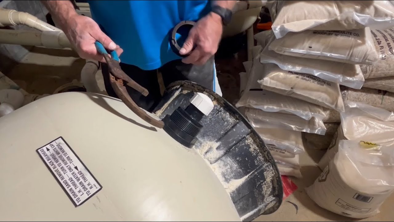 Как отремонтировать сливную пробку на Pentair TR60 100 140
