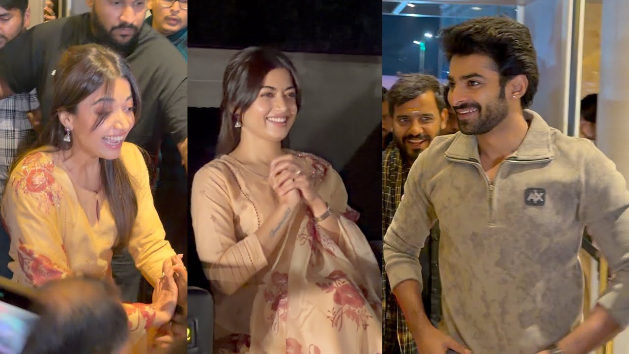 Rashmika Mandanna and Deekshit Shetty Visuals at Vimal Theater | The Girlfriend