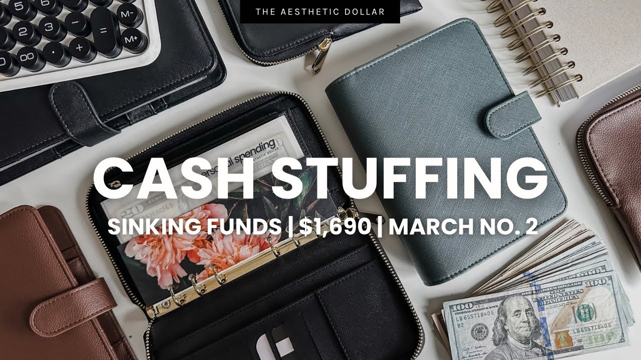Cash Stuffing Routine ✨ $1,690 | Sinking Funds + Savings Challenge