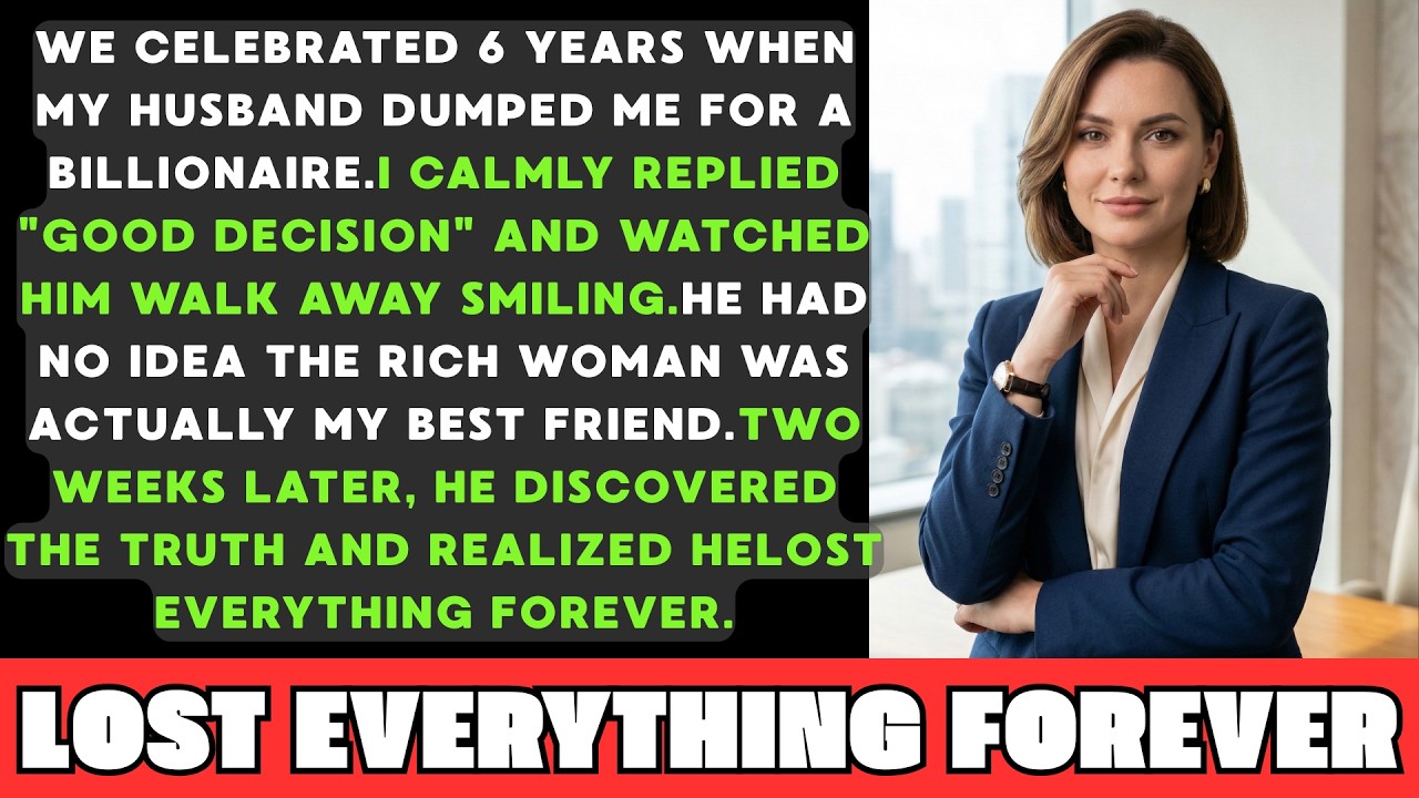My husband left me for a billionaire. He had no idea WHO she really was until the divorce!