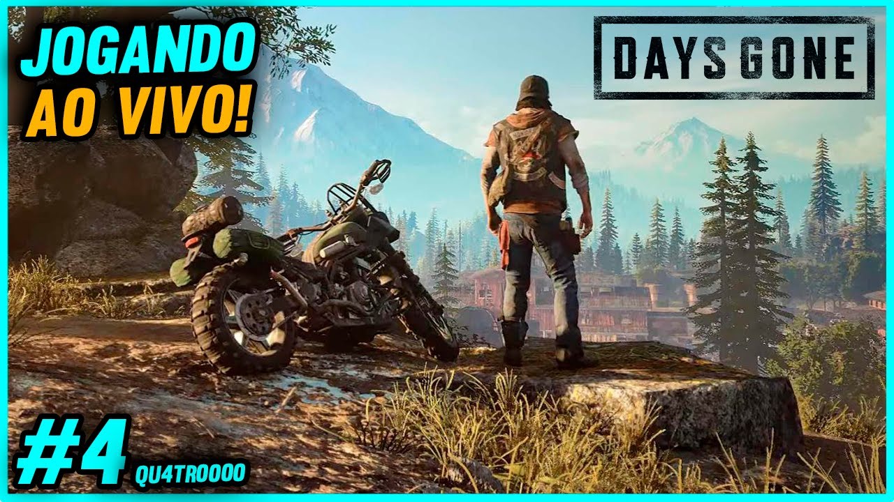 Barreto Jogando Days Gone AO VIVO! Parte #4 QU4TROOOO