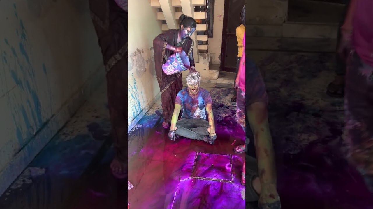 Holi ka rang ….❤️❤️❤️                 #trending #viral #masti #holi #devar #funny #explorepage