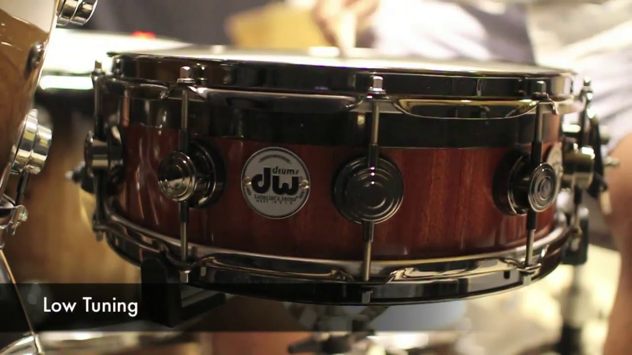 Used DW Top Edge 5x14 Snare in Natural Lacquer w/ Black Nickel Hardware