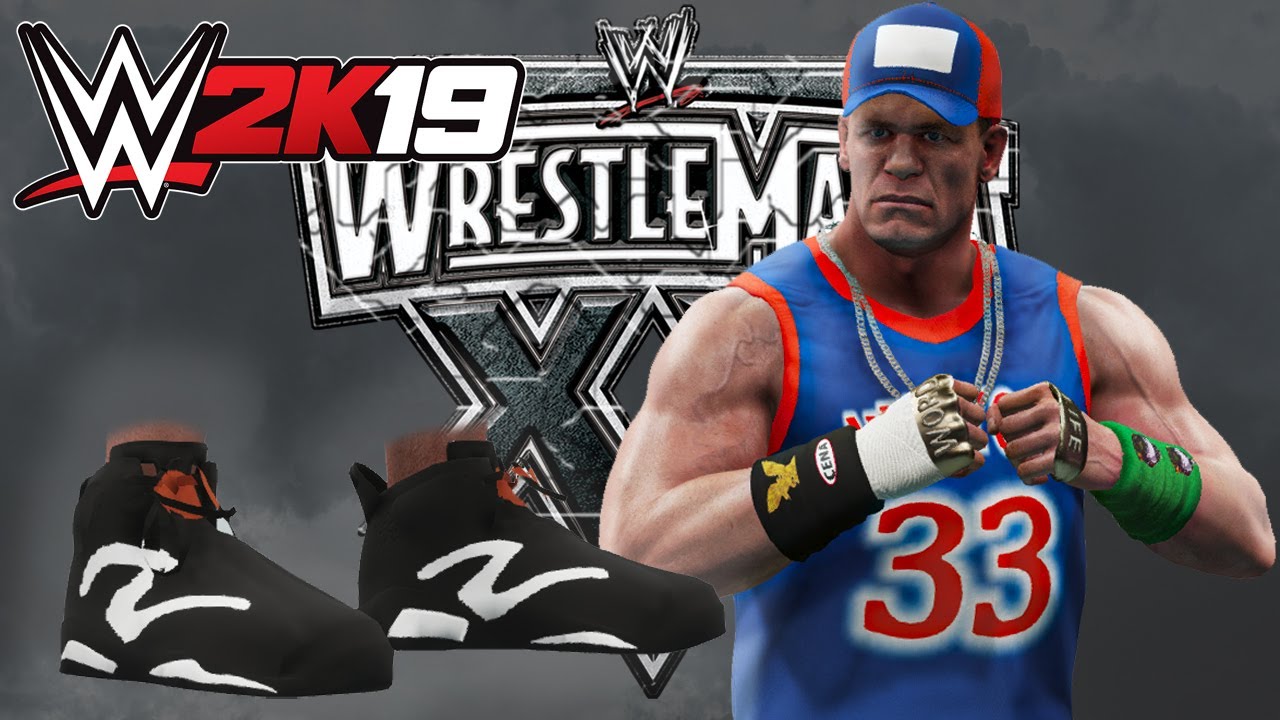 HOW TO MAKE JOHN CENA WRESTLEMANIA 20 ATTIRE | WWE 2K19