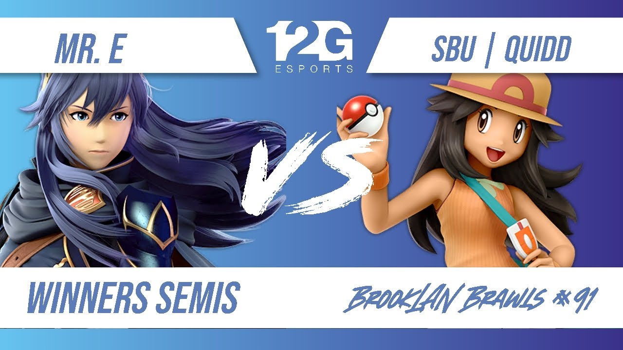 BrookLAN Brawls 91 - Mr. E (Lucina) v. SBU | Quidd (Pokemon Trainer) - Winners Semis