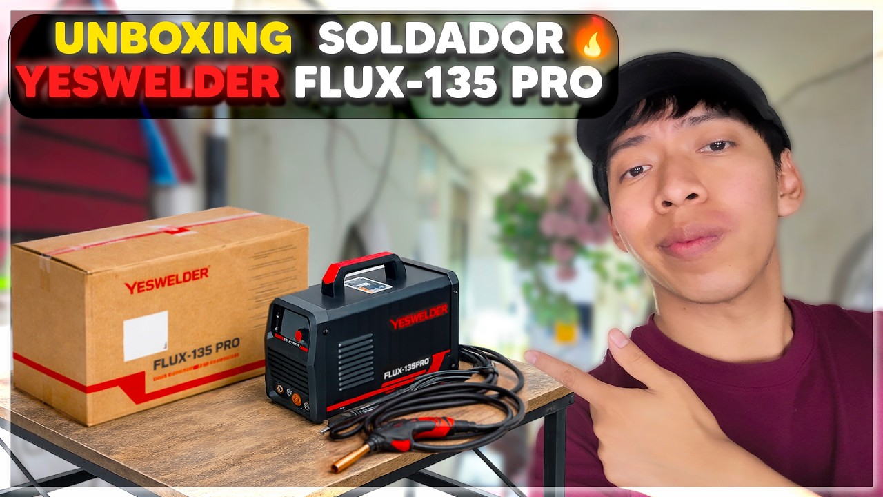 LLEGÓ MI NUEVA SOLDADORA YESWELDER FLUX 135 PRO COMBO, ESTO ES TODO LO QUE TRAE | UNBOXING