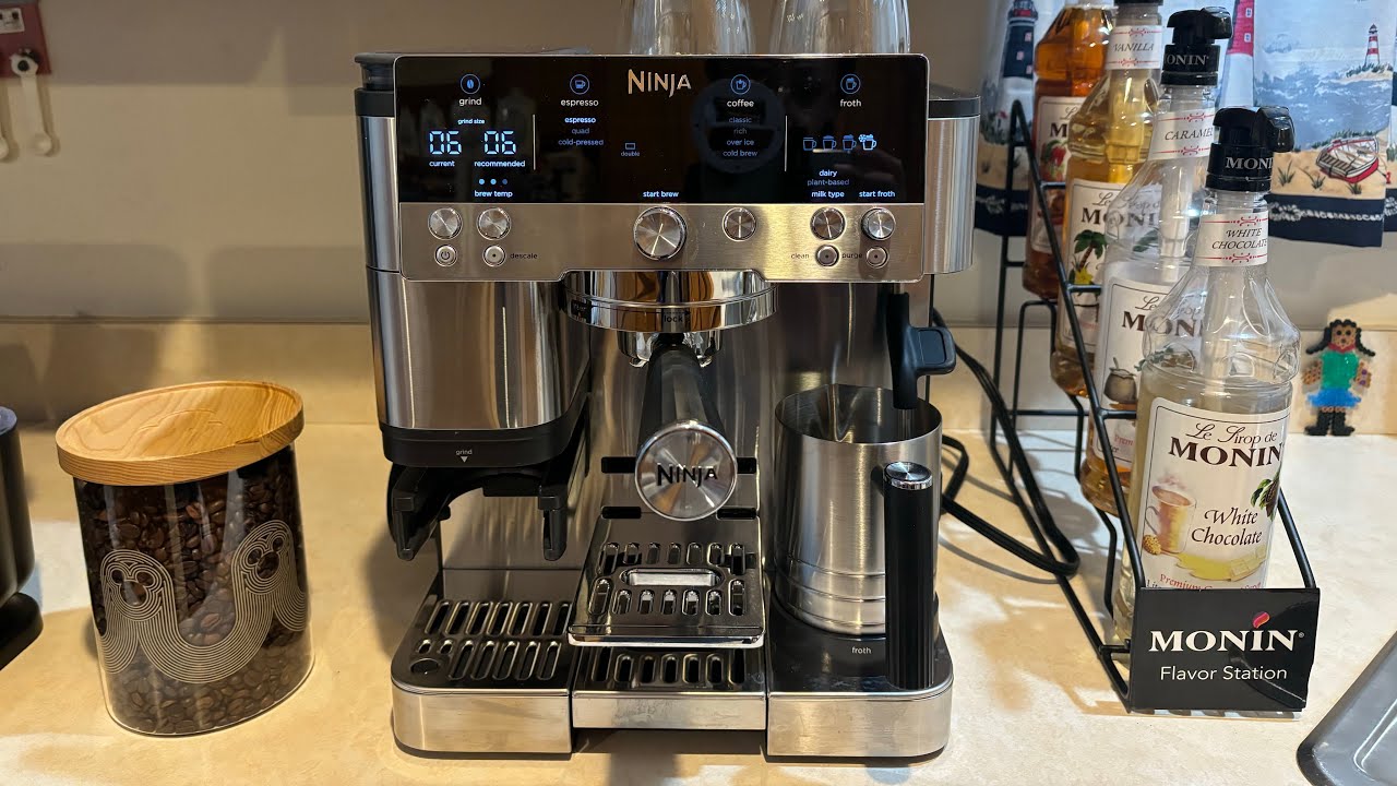 Кофемашина Ninja Luxe Cafe Premier Series для приготовления эспрессо, капельного кофе и холодного...