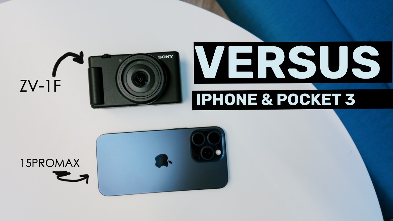 🛑 Sony ZV-1f vs iPhone 15 Pro Max vs dji Pocket 3 | Wasting your time!