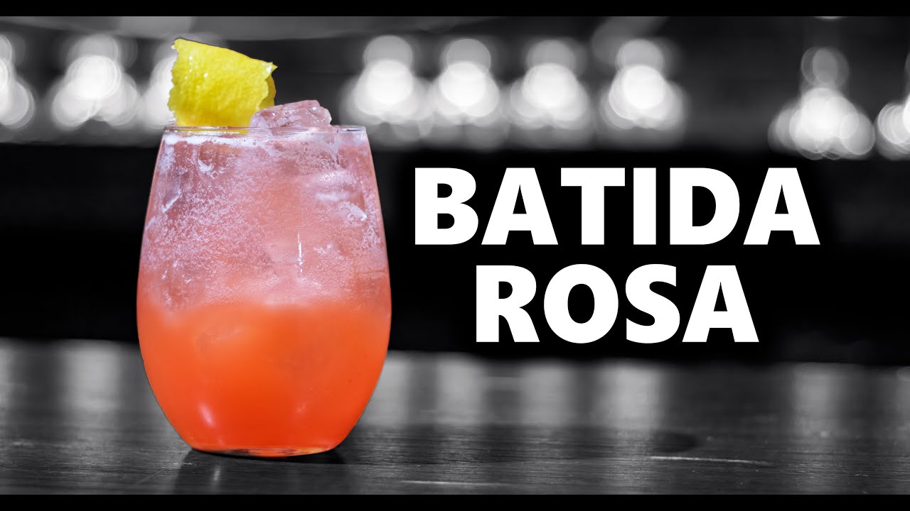 How To Make The Batida Rosa Cocktail | Booze On The Rocks