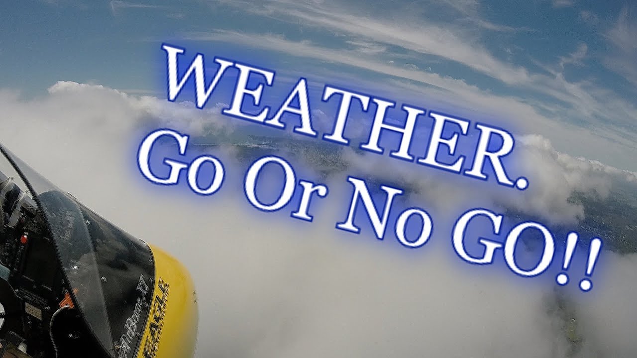 WEATHER Pilot planning decisions. To Go or NOT to go? That is a good question!