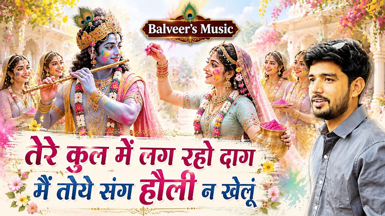 तेरे कुल में लग रहो दाग | Krishna Holi लोक गीत | ब्रज–राजस्थानी होली | Balveer’s Music