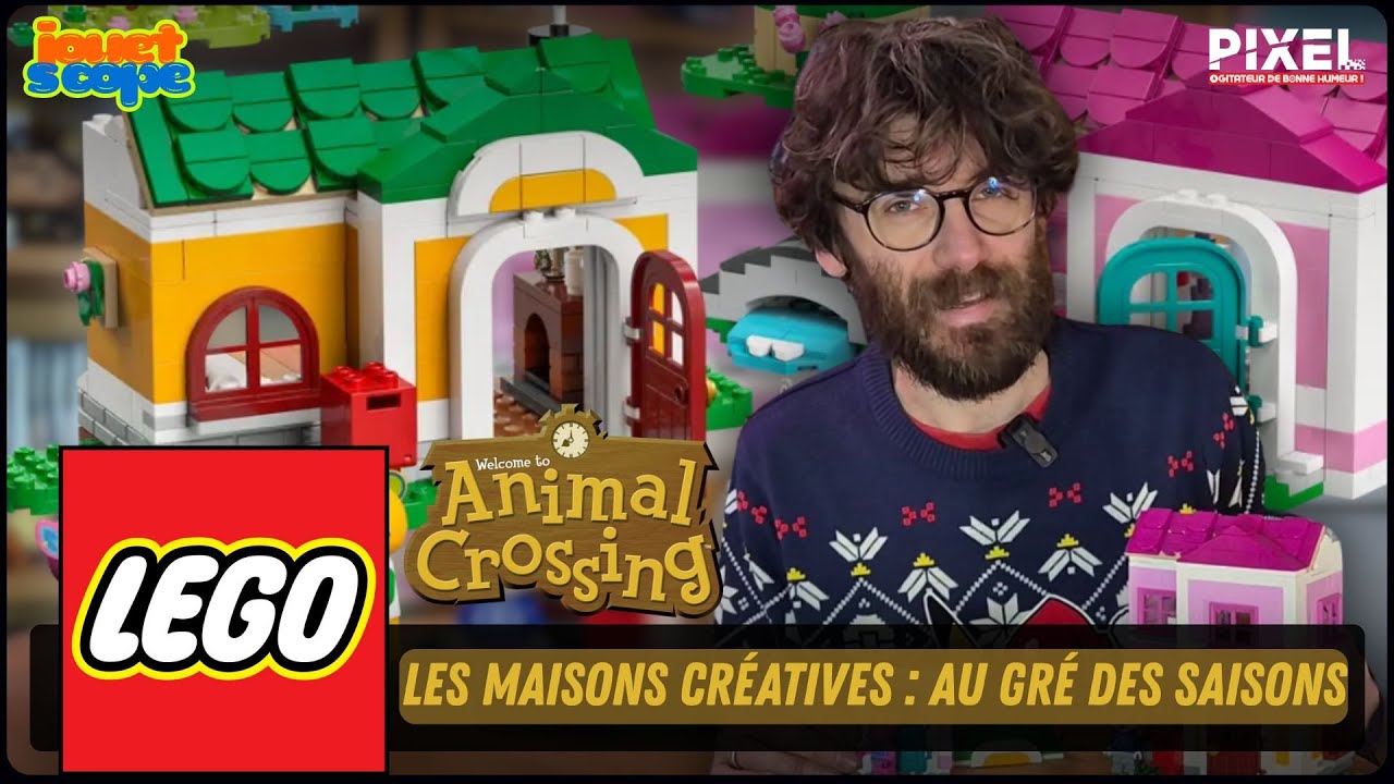 Les maisons créatives : au gré des saisons ! - Collection LEGO Animal Crossing | JouetScope