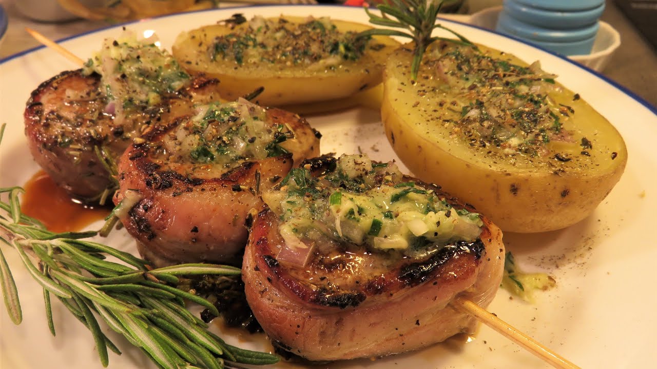 Mon FILET MIGNON moelleux, poêlé - pommes de terre au four - Mère Mitraille - Gourmandises TV