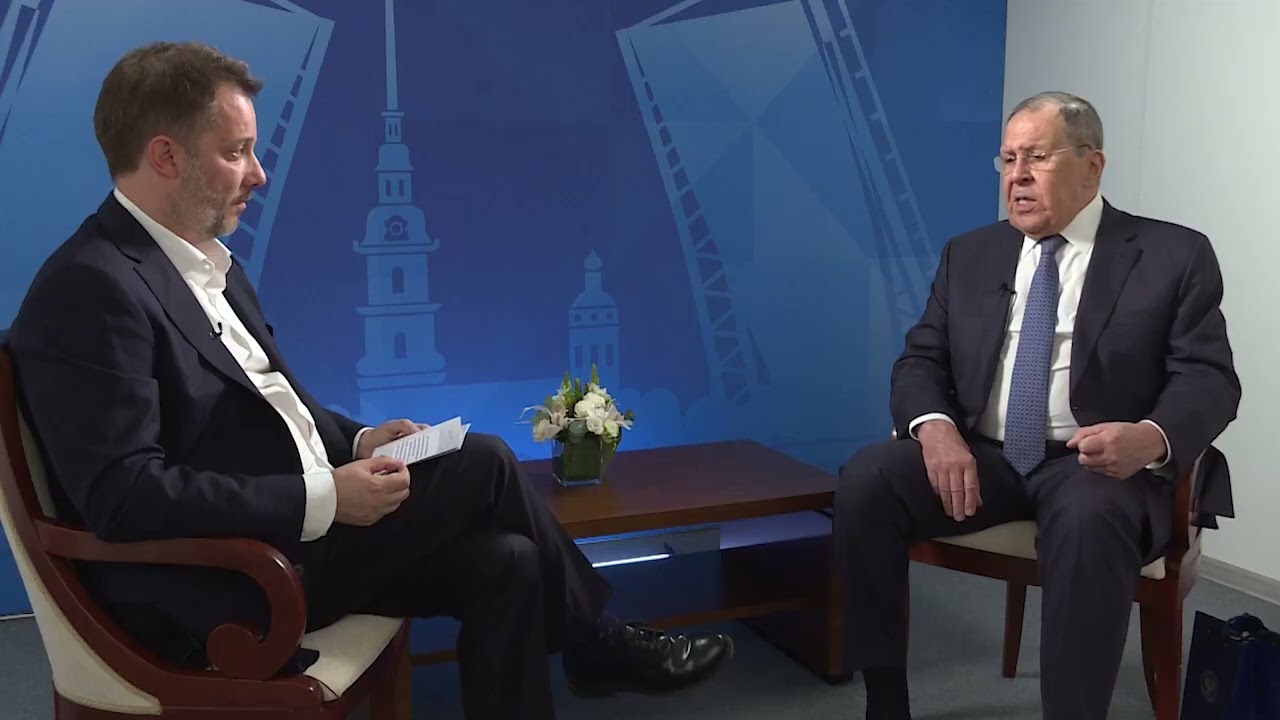 Interview with S. Lavrov at the VK Blogger Studio, St. Petersburg, June 4, 2026