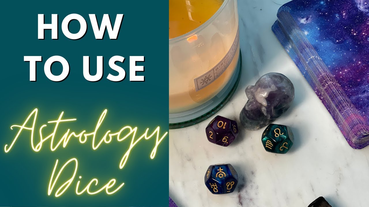 How to use Astrology Dice Intuitively | Mini Reading With or Without Tarot Cards