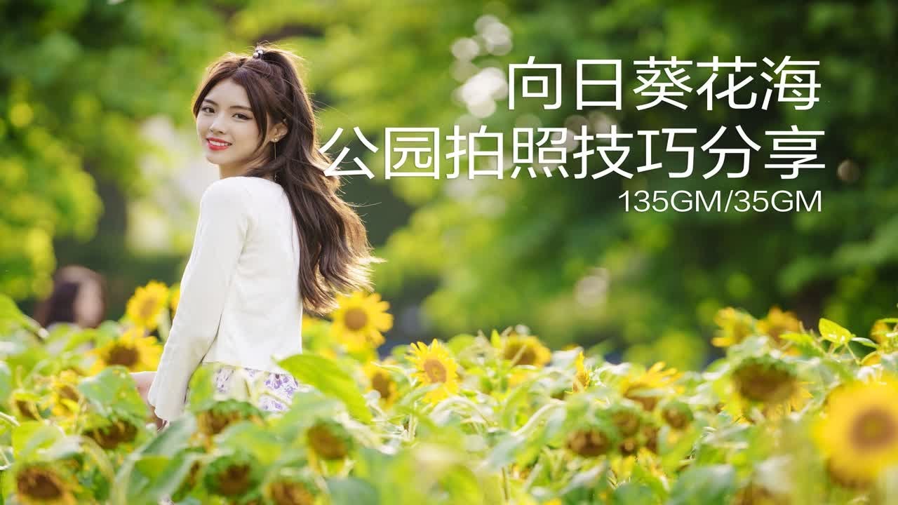向日葵花海，公园拍照技巧分享|135GM|35GM|超实用，快收藏
