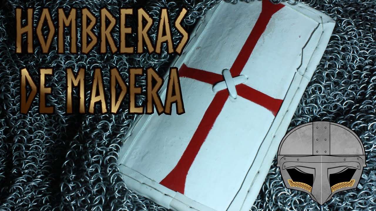Hombrera de madera para recreacionismo y rol en vivo
