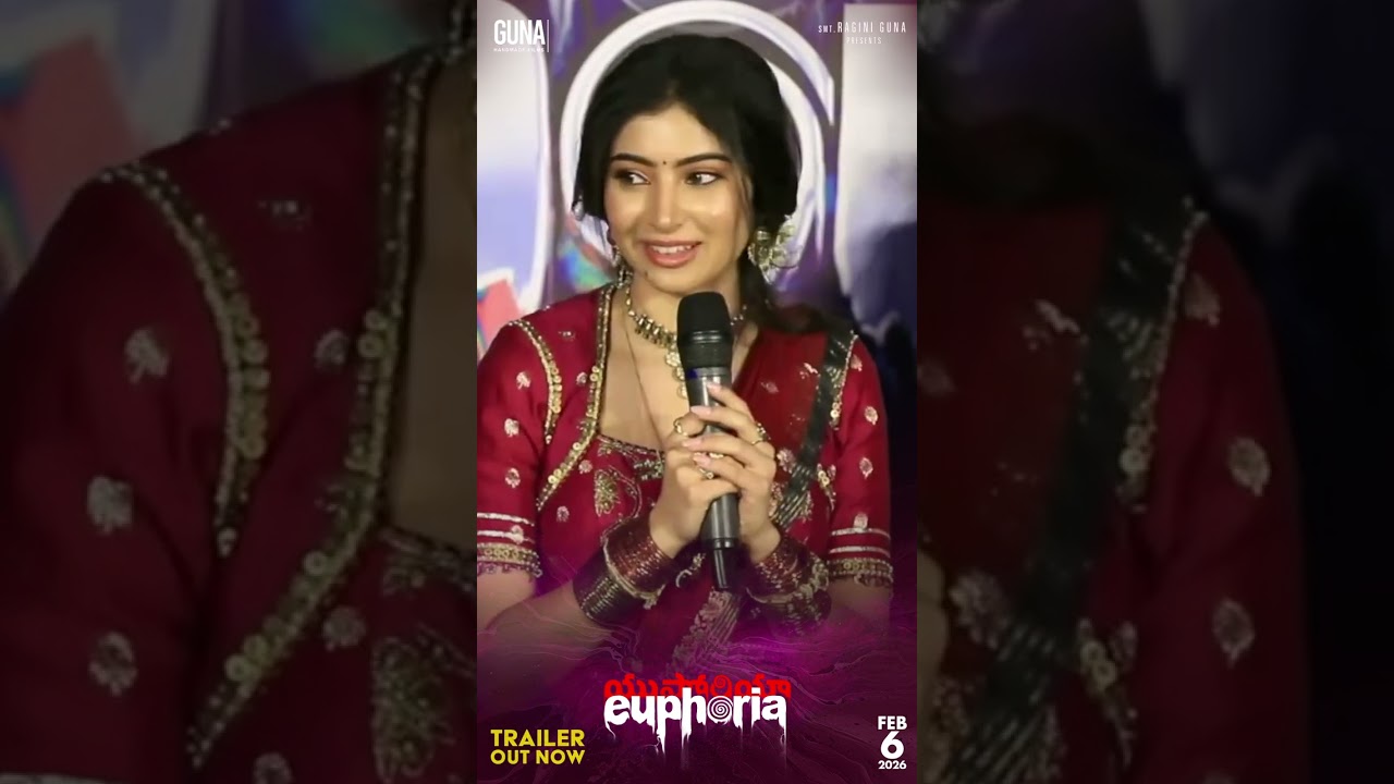 Gorgeous Actress Sara Arjun Speech At Euphoria - Trailer Launch Event | Gunasekhar | Bhumika Chawla