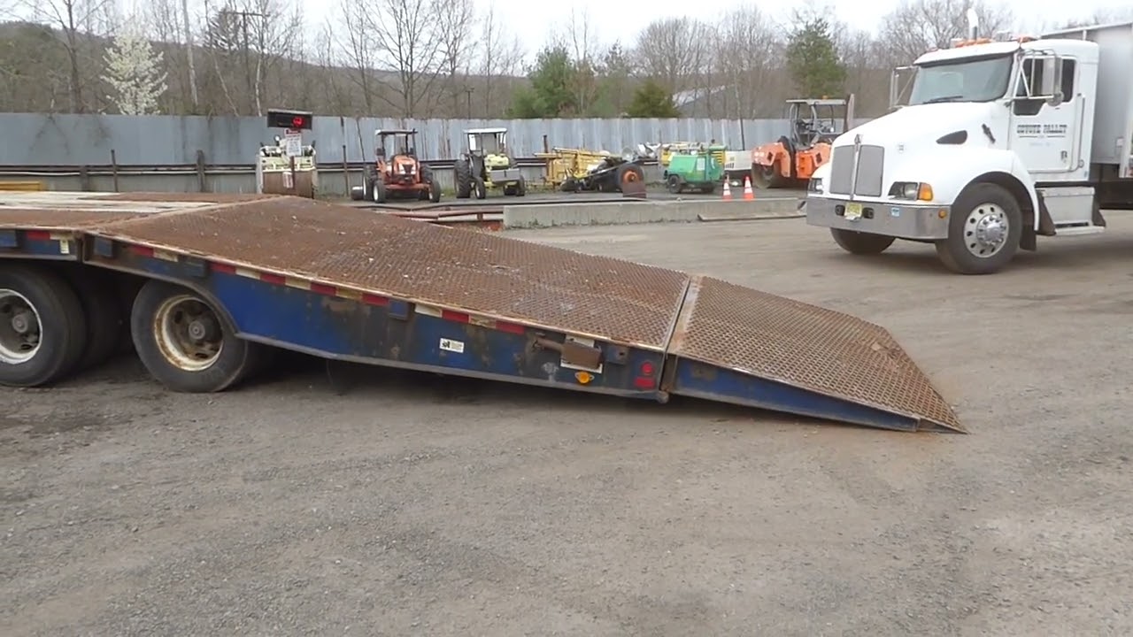 2013 Trail-Eze TE80XT Tandem Axle Hydraulic Tail Drop Deck Trailer - TRO 0425221