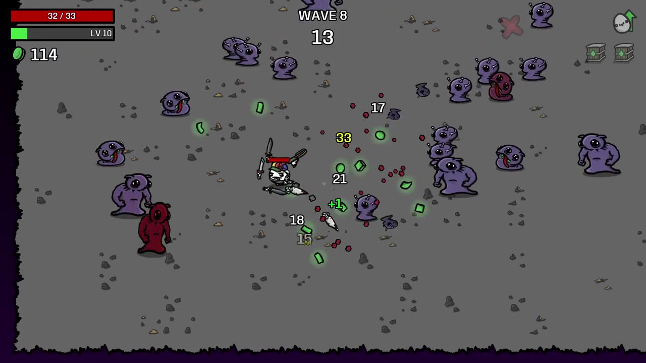 First time playing Brotato ( part 1 )