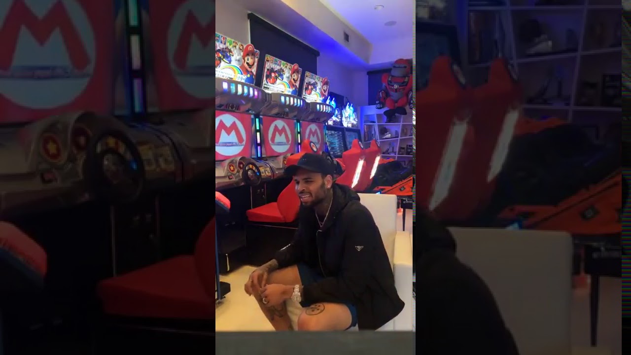 Chris Brown IG LIVE