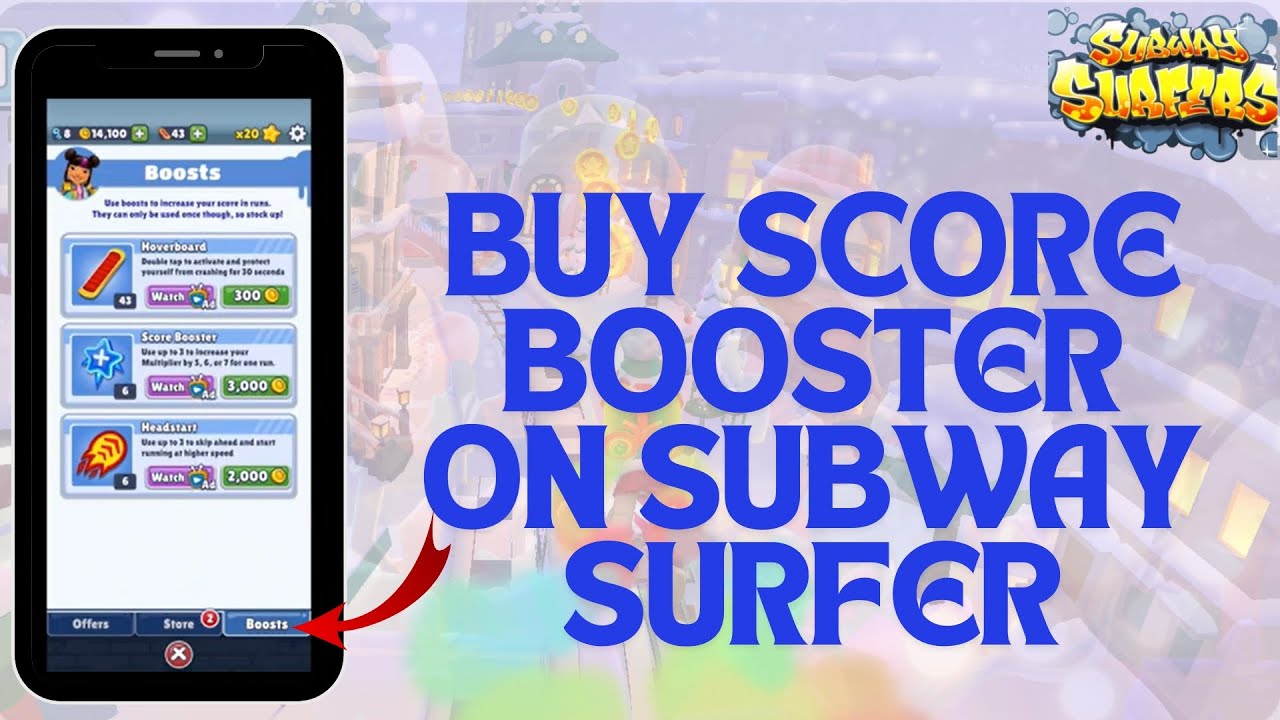 How To Buy Score Booster On Subway Surfers #subwaysurftipsandtricks