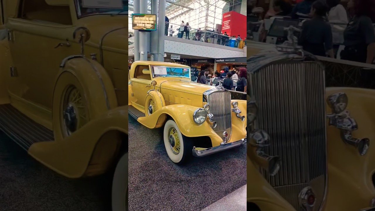 luxury Retro Car, New York Auto Snow. #cool #automobile #luxury #amazing