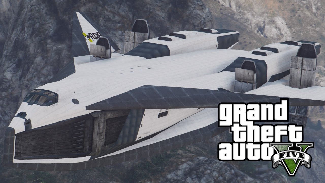 GTA V TAV-37 Valkyrie SSTO Space Shuttle from Avatar movie (MOD)